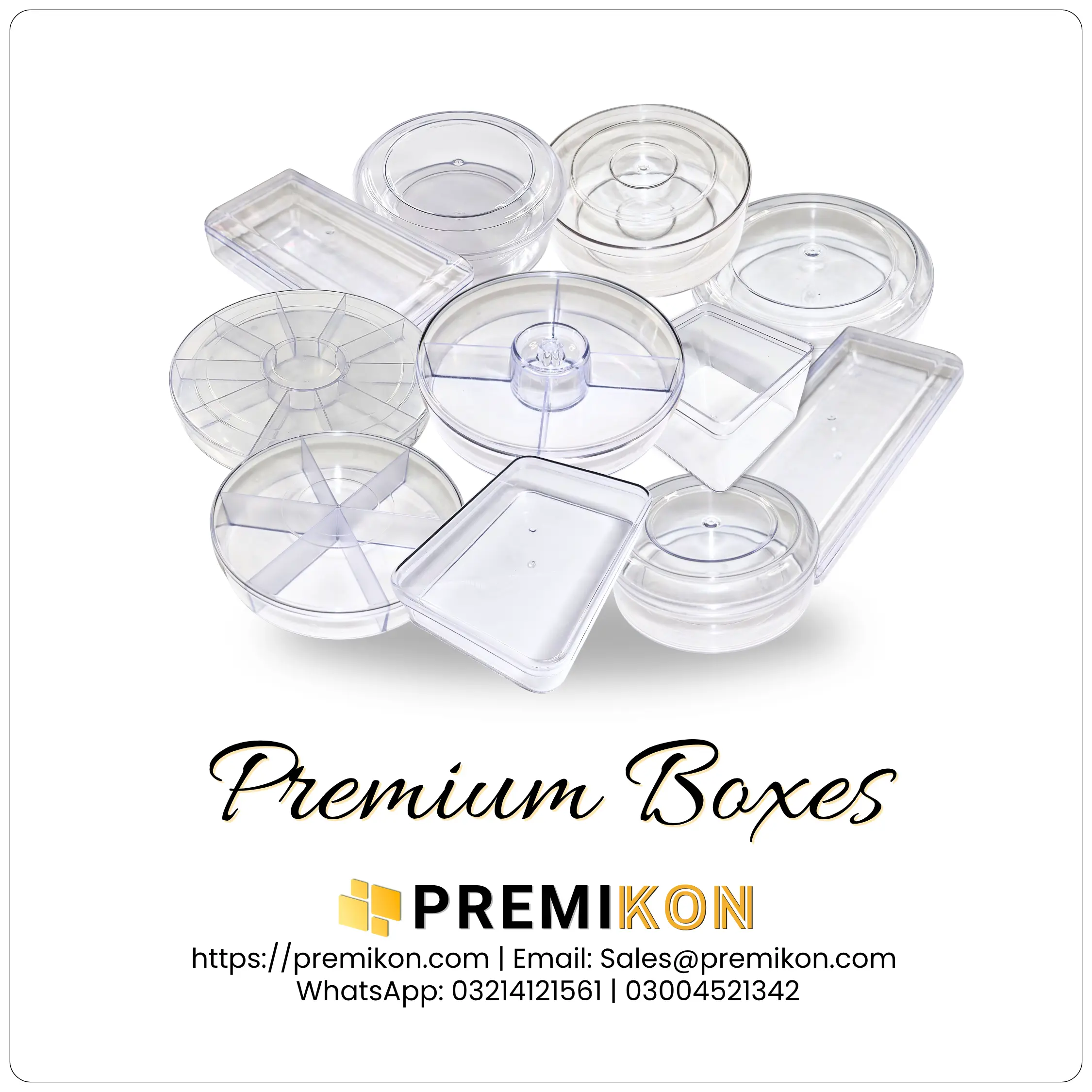 Premikon crystal packaging range